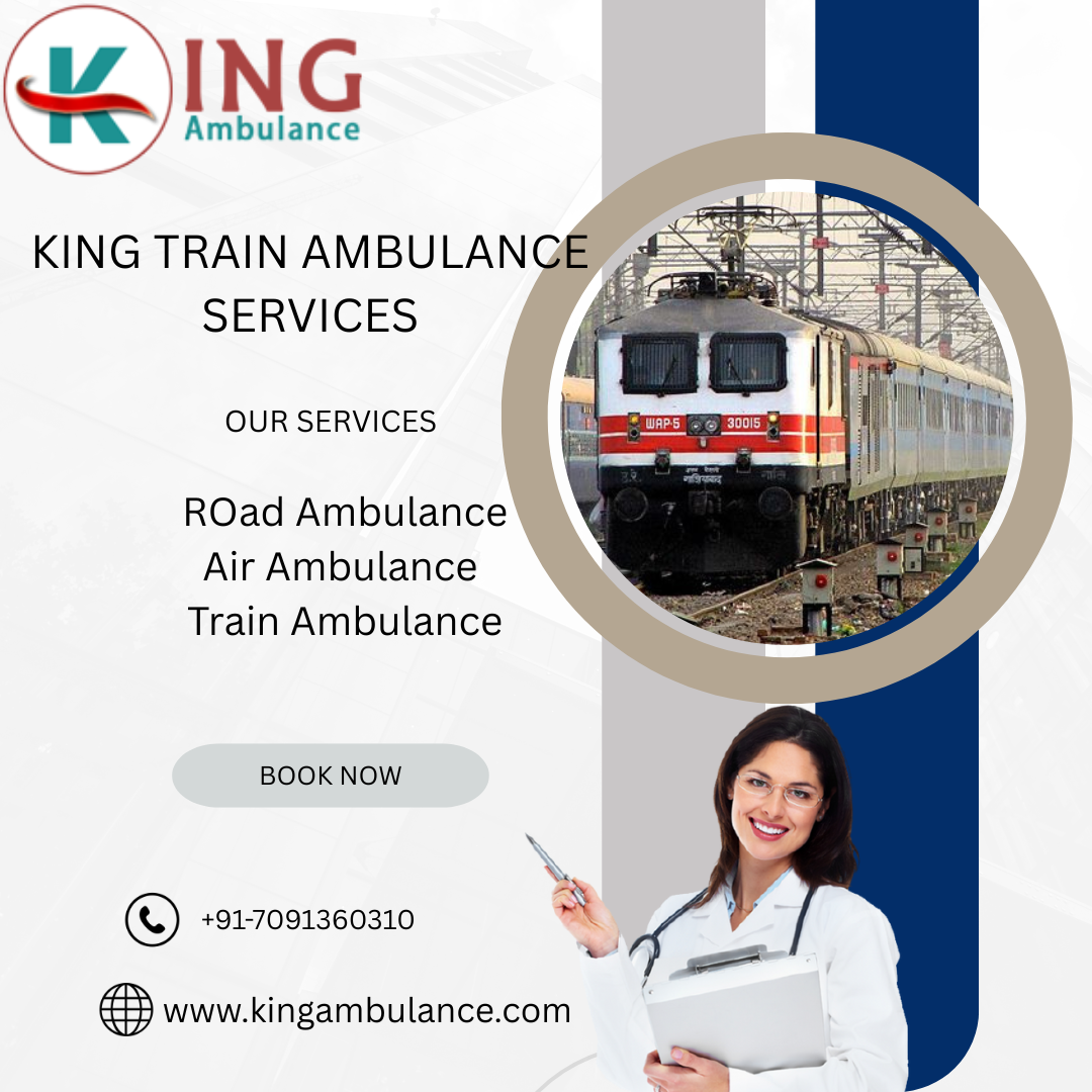 Choose King Train Ambulance Service now to take critical of your patients in Raipur