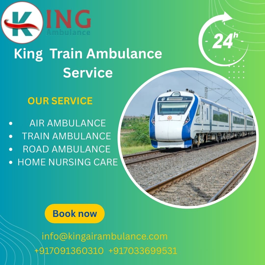 King Train Ambulance service in Nagpur takes your patient to their destination at a fast speed