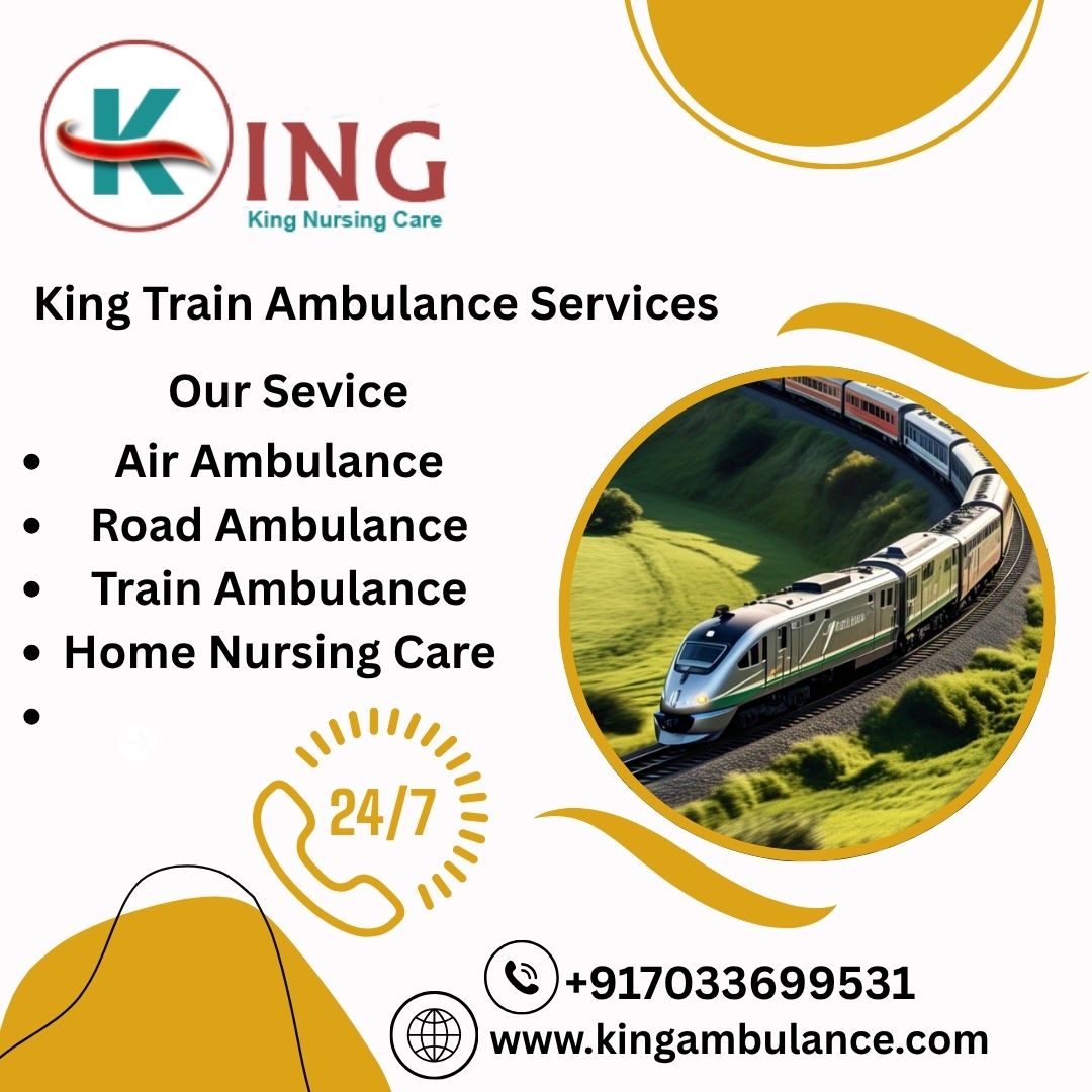 Minimal hassle and complete care is ensured by King in Delhi Train Ambulance