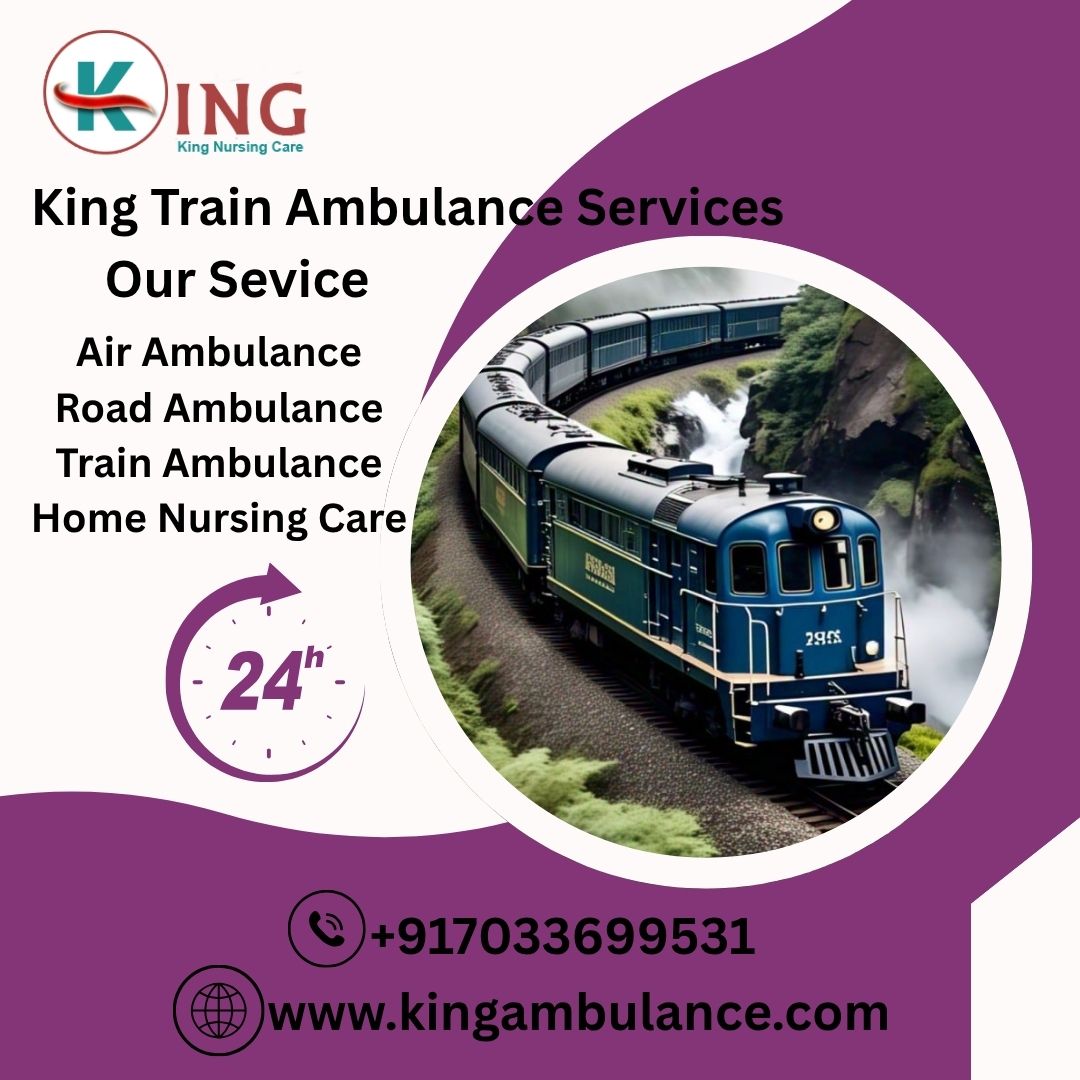 King in its Train Ambulance avoids backsliding in the middle of the journey