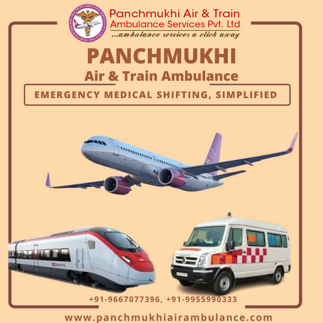 Panchmukhi ICU Train Ambulance in Patna – Takes care of the needs of the patients midway