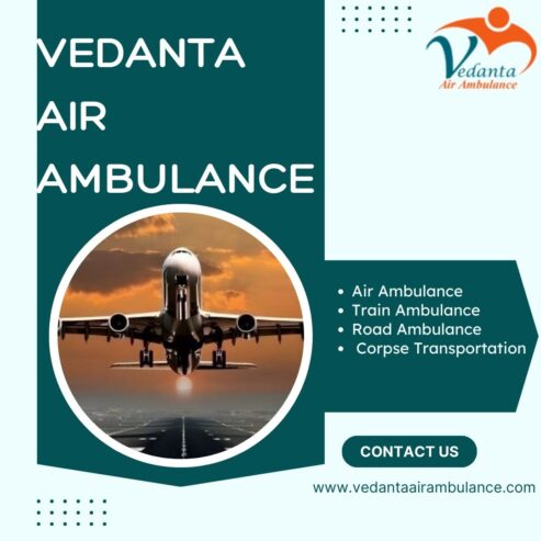 Book Vedanta Air Ambulance Service in Mumbai for Timely Patient Transfer Service