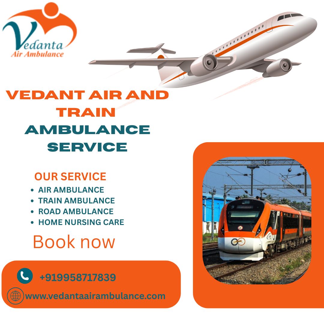 Vedanta Air Ambulance Service in Patna Has a Team of Doctors to Take Care of the Patients