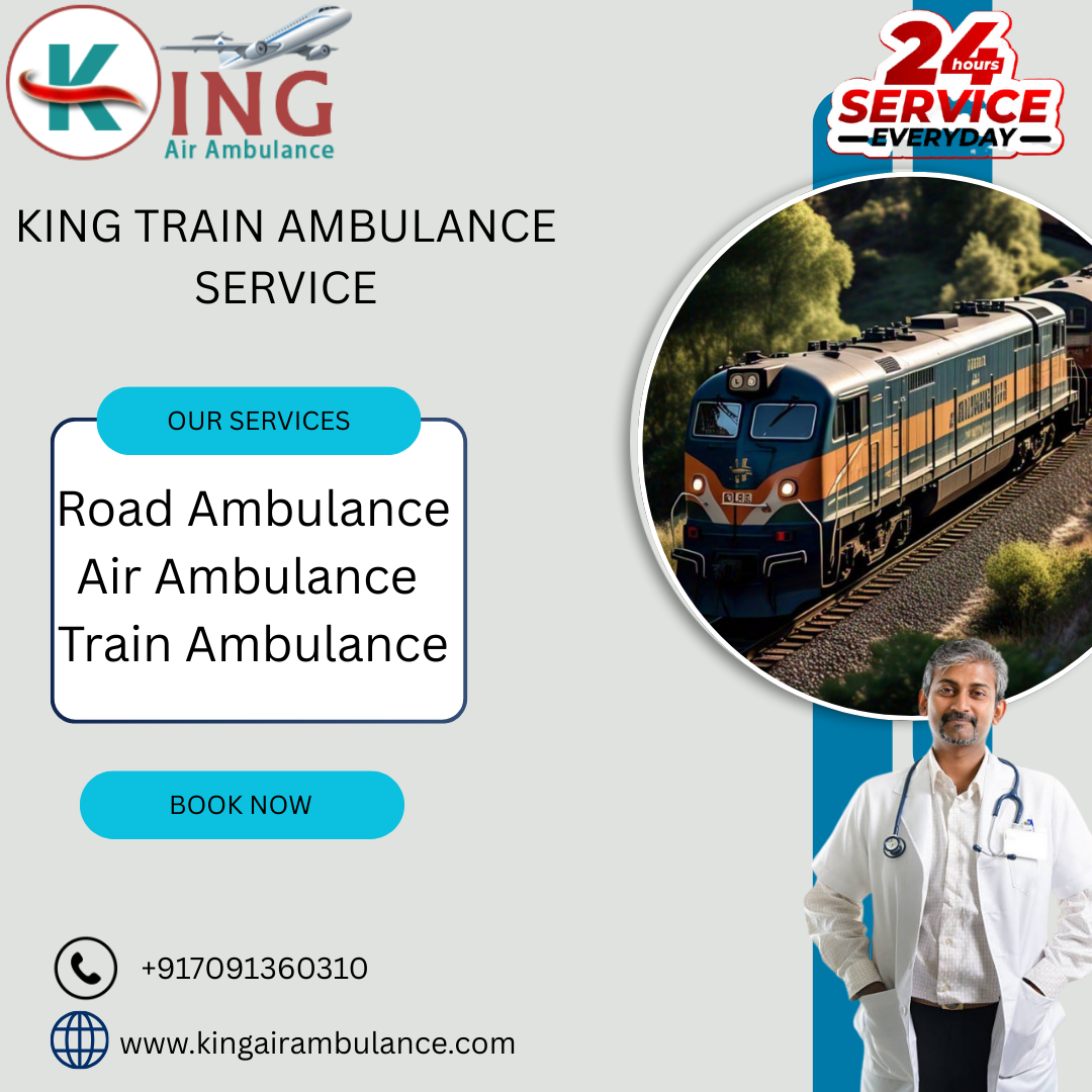 Book India’s most trusted King Train Ambulance Service for your sick patient in Chennai
