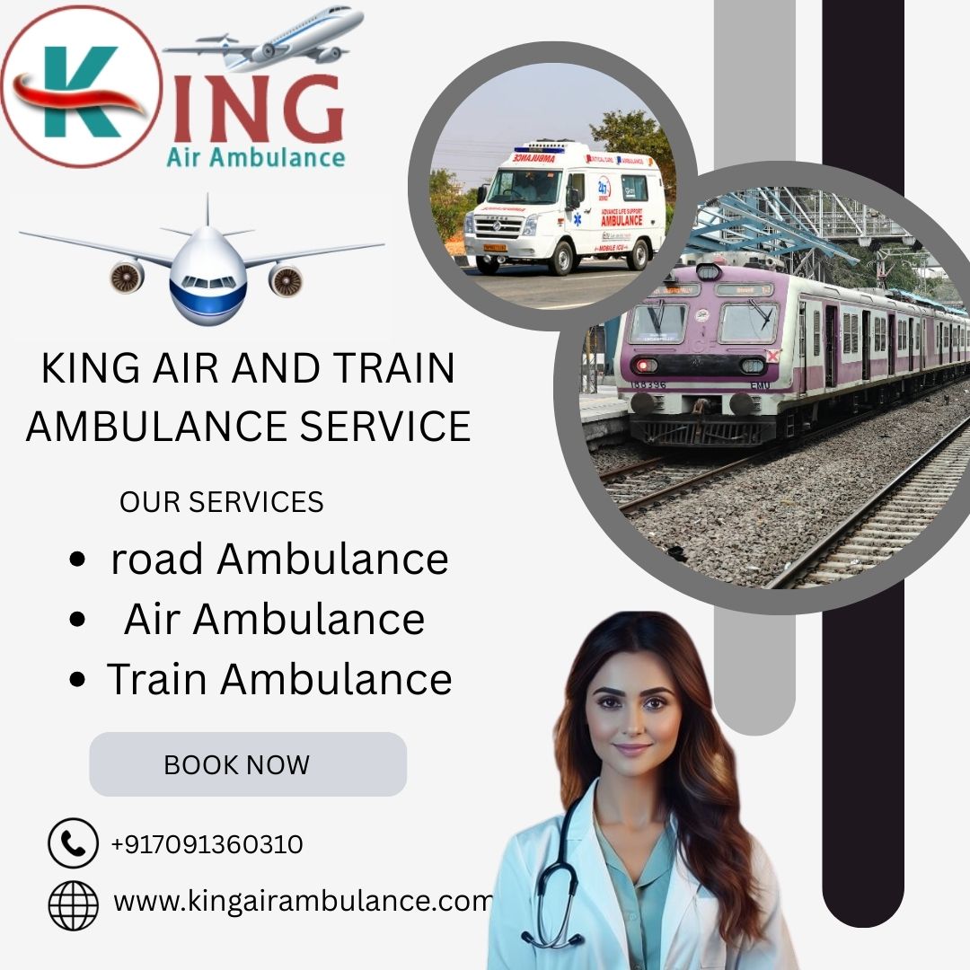 Book King Train Ambulance Service with the Most Trusted Doctors in Kolkata