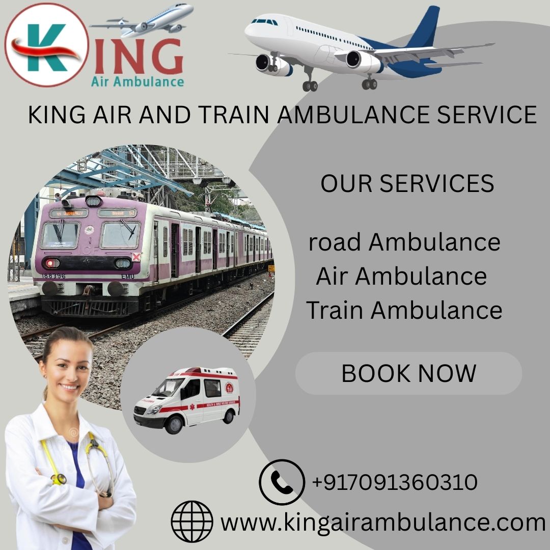 King Train Ambulance Service provides life-saving services for your patient in Ranchi.