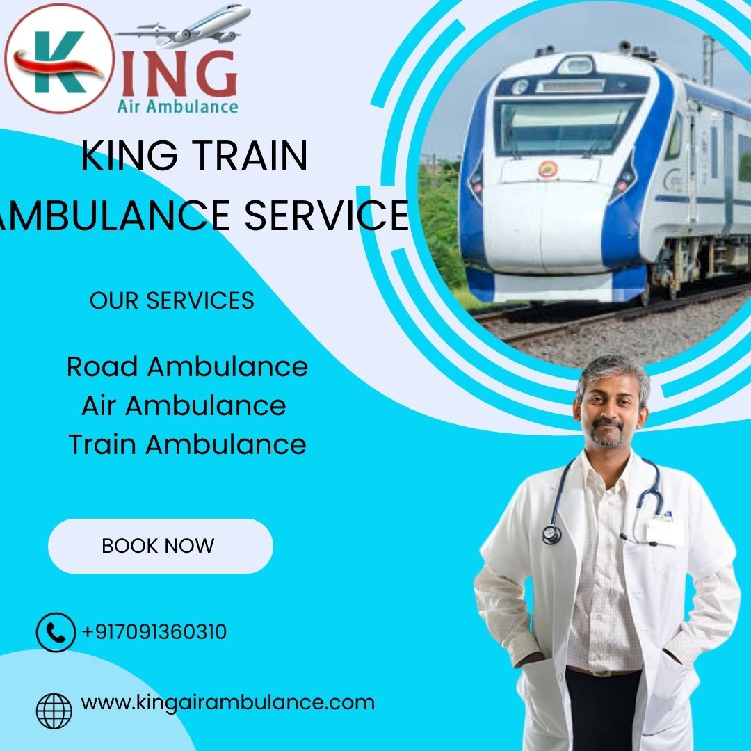 You can book train ambulance service with the most trusted doctor for your patient