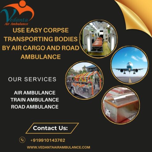 Book the safest Vedanta Dead Body Ambulance in Hyderabad at a very affordable price