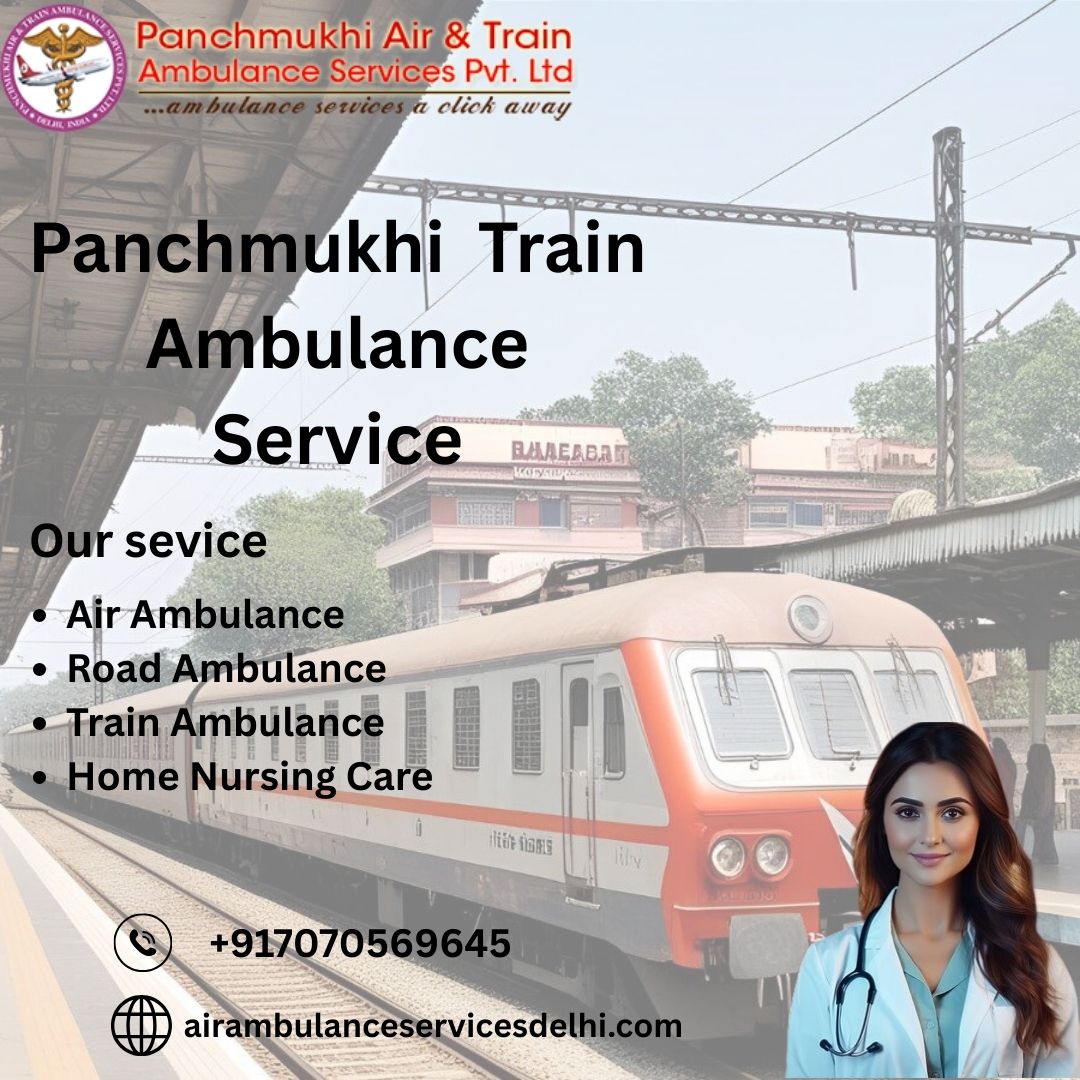 Book a Panchmukhi Train Ambulance for a Comfortable Medical Transfer in Ranchi
