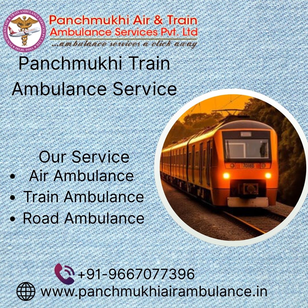 Panchmukhi Train Ambulance from Patna to Mumbai provide Fully Functional Transportation