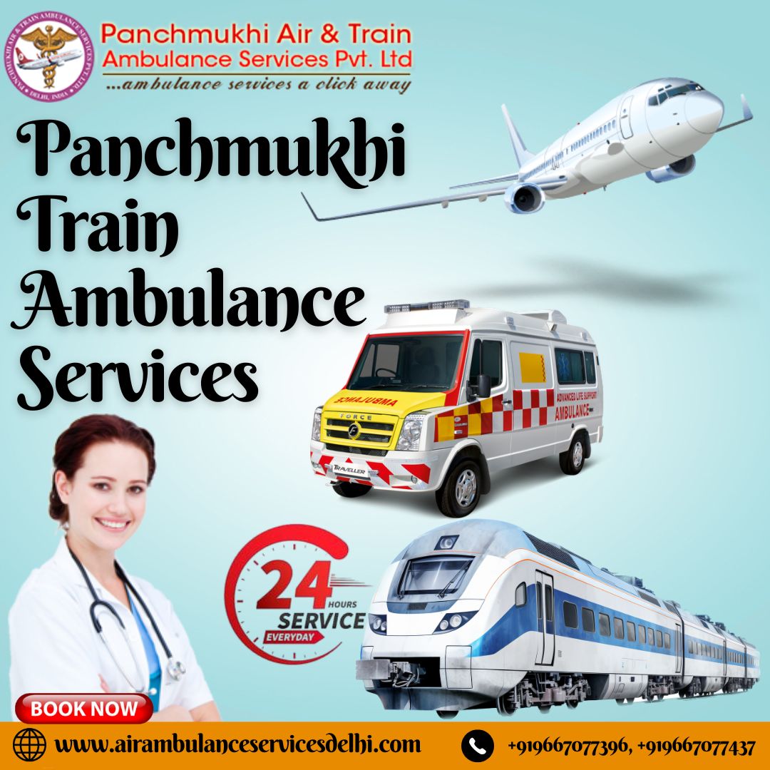 Panchmukhi Train Ambulance from Ranchi provides the best transfer service