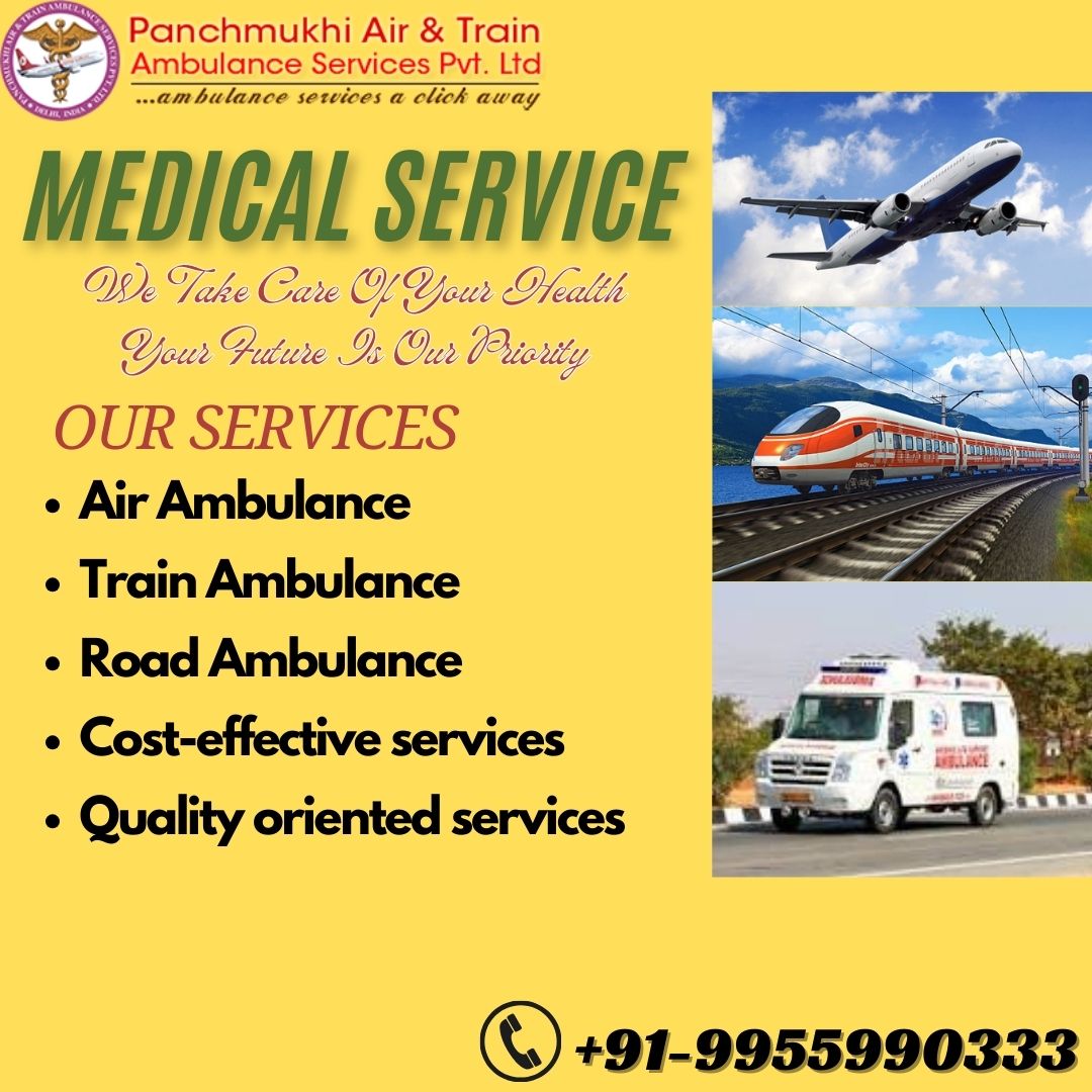 Use Panchmukhi Train Ambulance from Guwahati for a Comfortable Medical Transfer