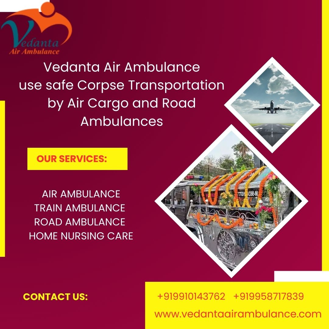 Use the vedanta dead body comfortable hearse transport facility at your convenience in hyderabad