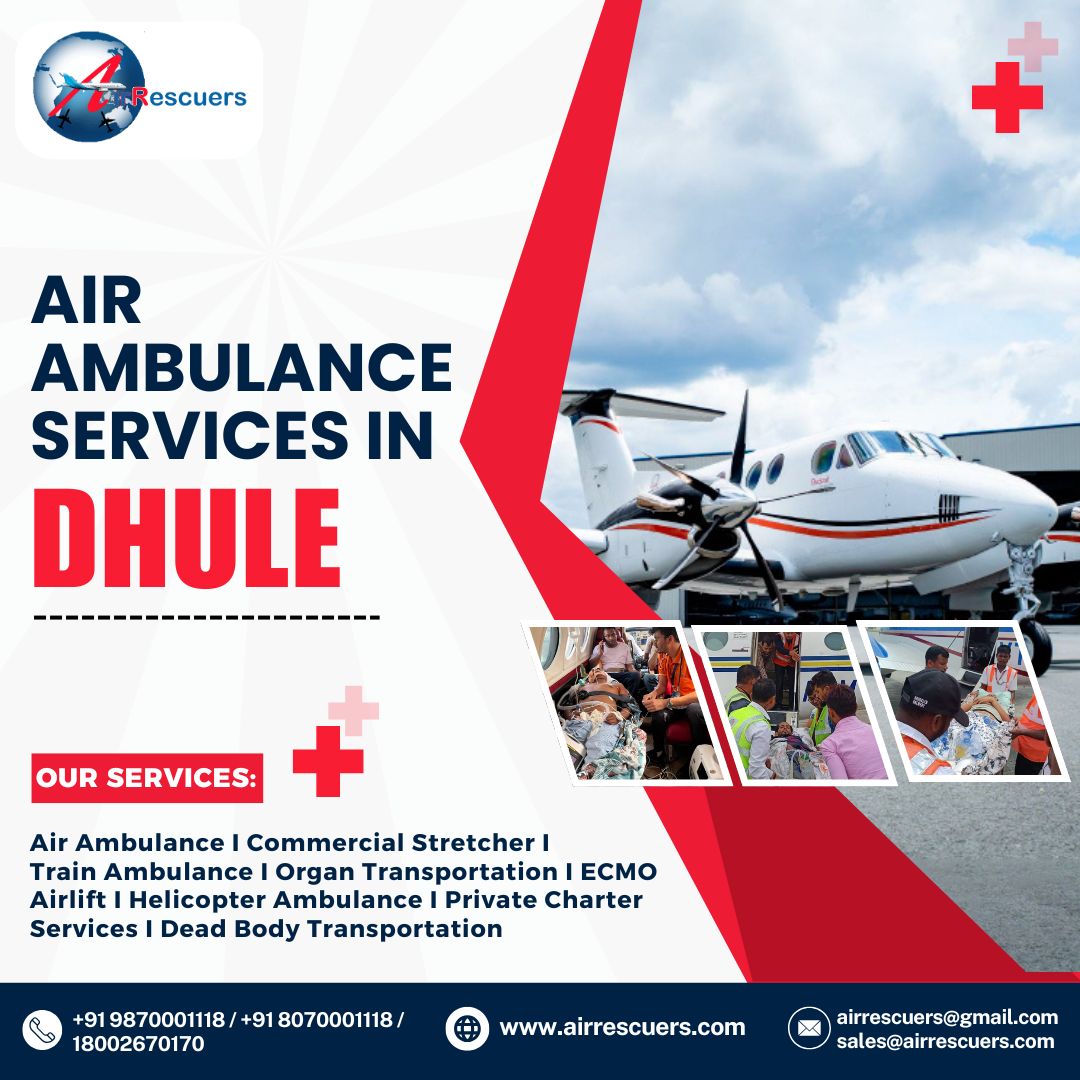 Air Ambulance Services in Dhule – 24/7 Emergency Medical Support
