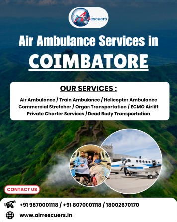 The Best & Fast Air Ambulance Services in Coimbatore