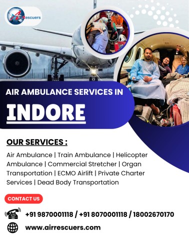 Reliable Air Ambulance Services in Indore – Quick Response