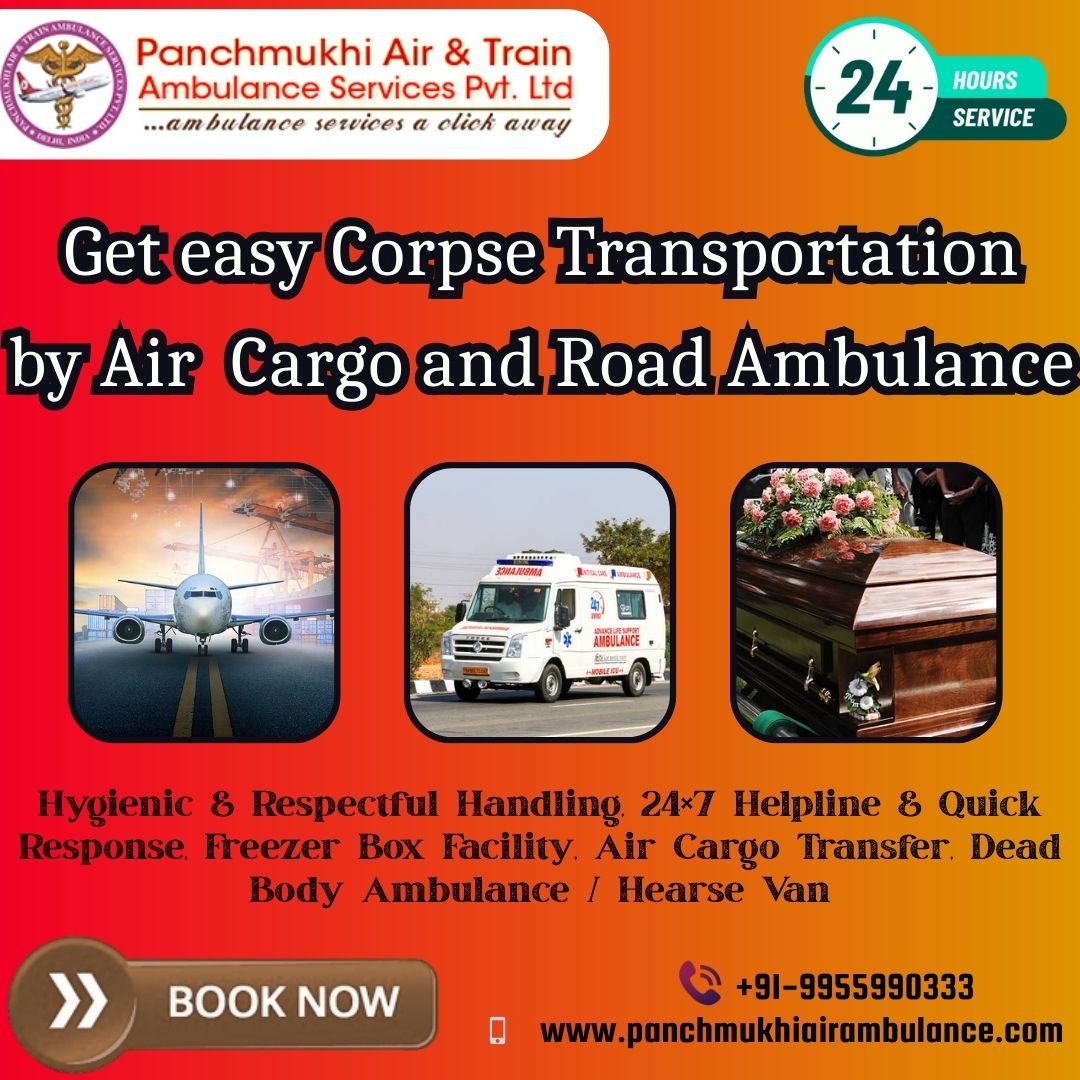 Panchmukhi Dead Body Transportation in Kolkata- leading Corpse Transfer service provider