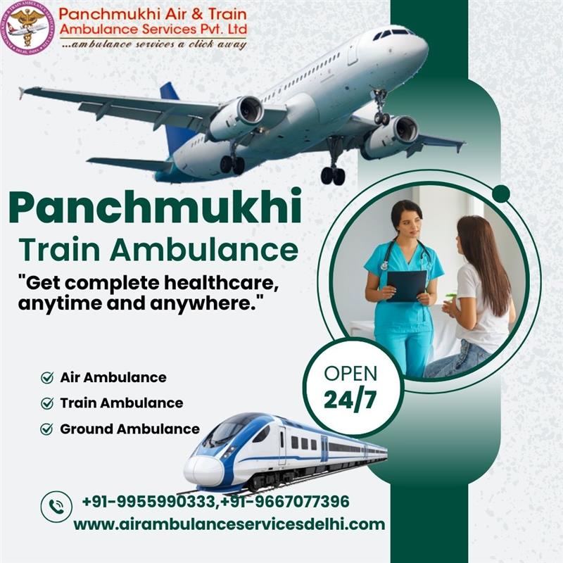 Panchmukhi ICU Train Ambulance in Patna- Safety records maintained while shifting