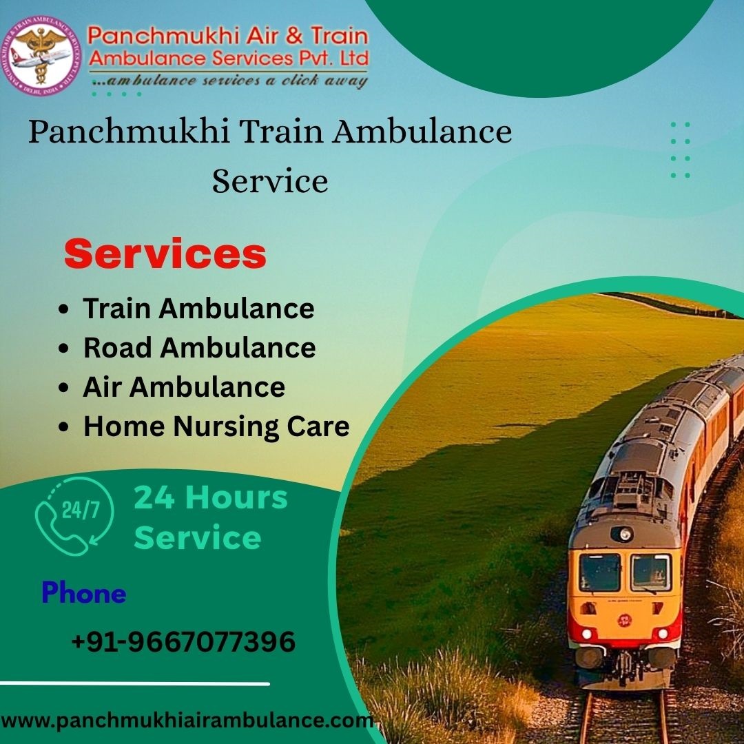 Panchmukhi provides monitored rapid transit in its Train Ambulances in Delhi