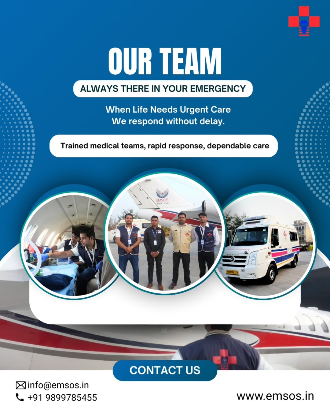 Best Air Ambulance Service in Guwahati – EMSOS
