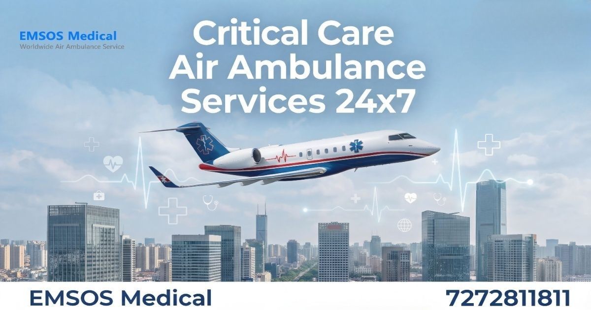 Air Ambulance Service in Hyderabad 24×7 ICU Flight Support
