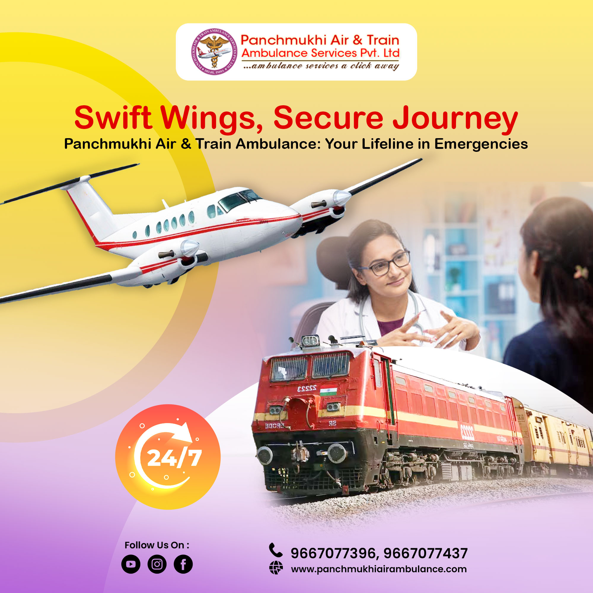 Panchmukhi Hi Tech Air and Train Ambulance in Ranchi – you just choose a reliable solution