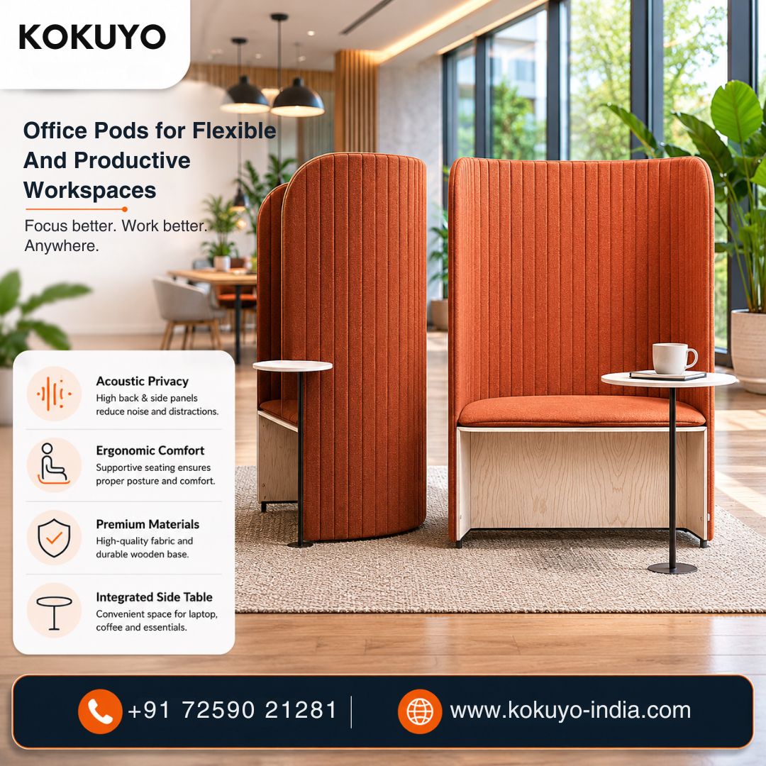 Office Pods for Flexible and Productive Workspaces | Kokuyo India