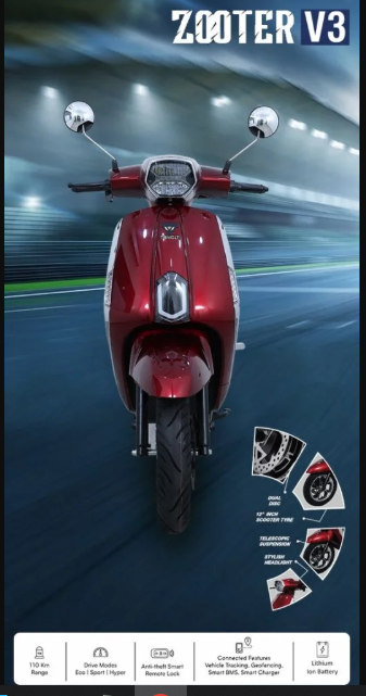 Electric Scooter with Lithium Battery